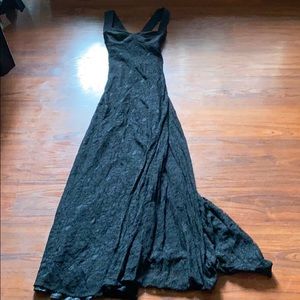 Calvin Klein Scoop Neck Black Lace Dress, Size 6